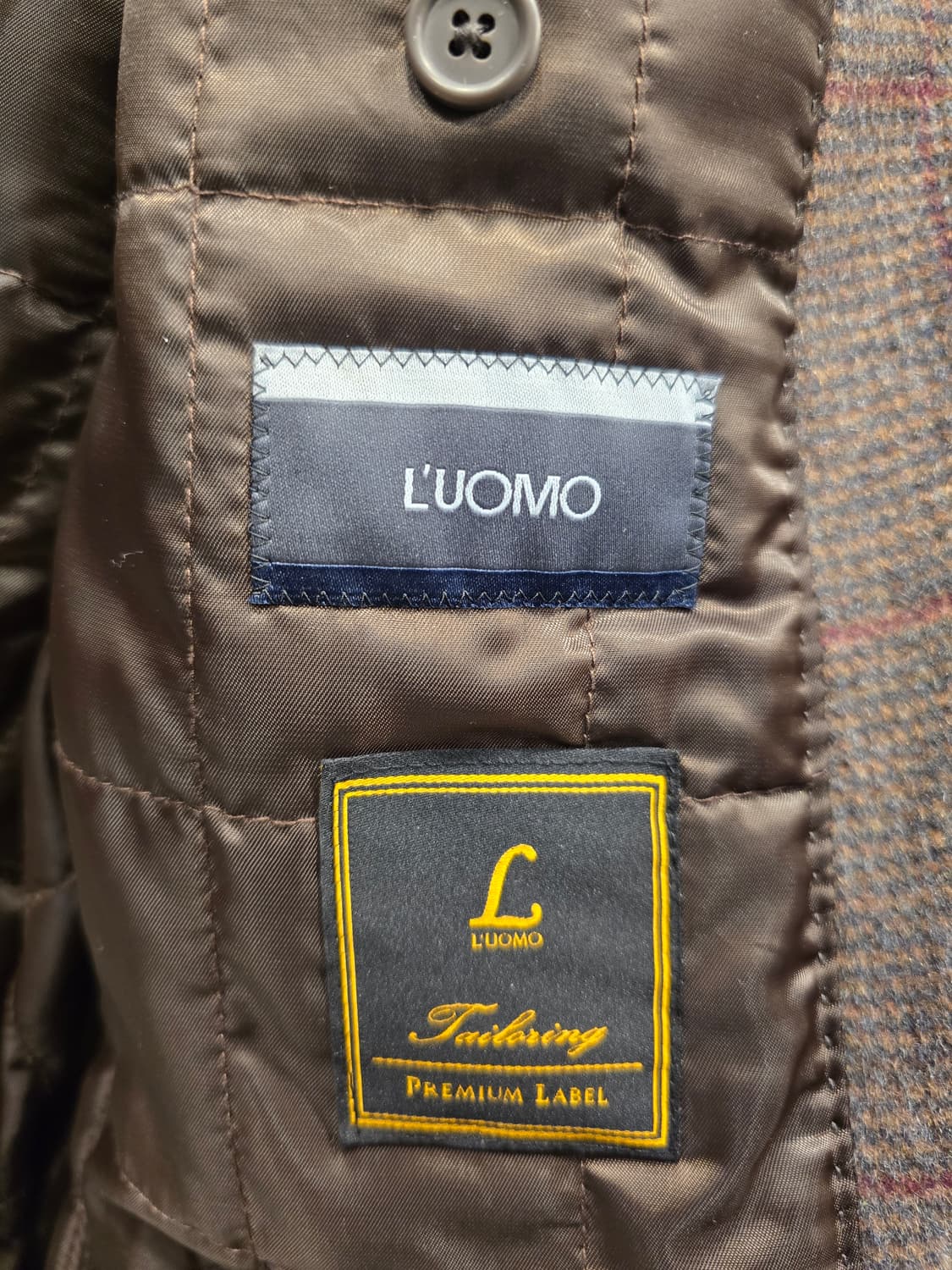 워모 L'UOMO 남성 모+캐시미어 자켓 105 상품이미지8