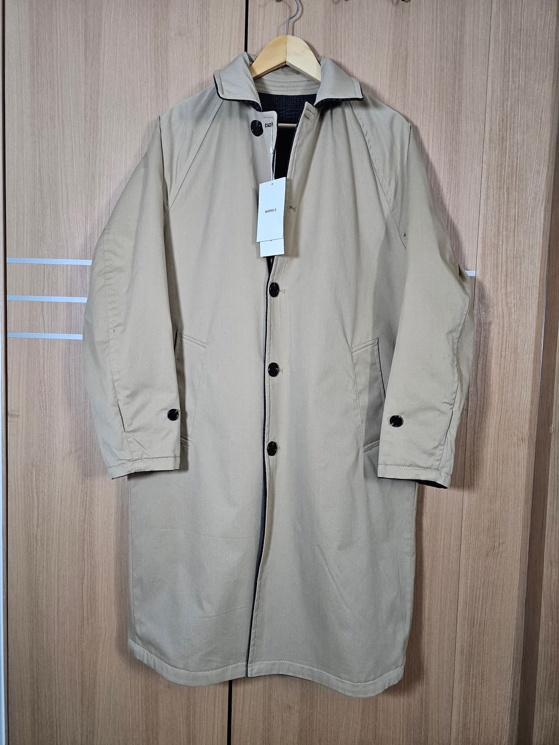 커버낫 리버시블 울 싱글코트/L 상품이미지7