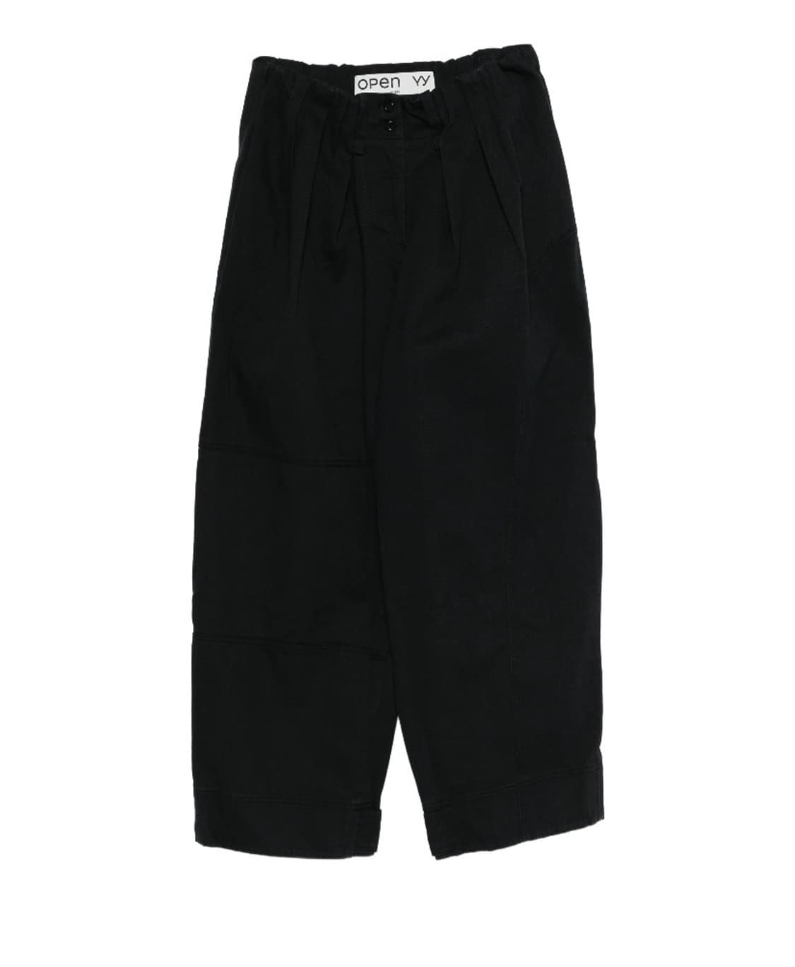 [M] openyy 오픈와이와이 풀 개더 팬츠 블랙 상품이미지2