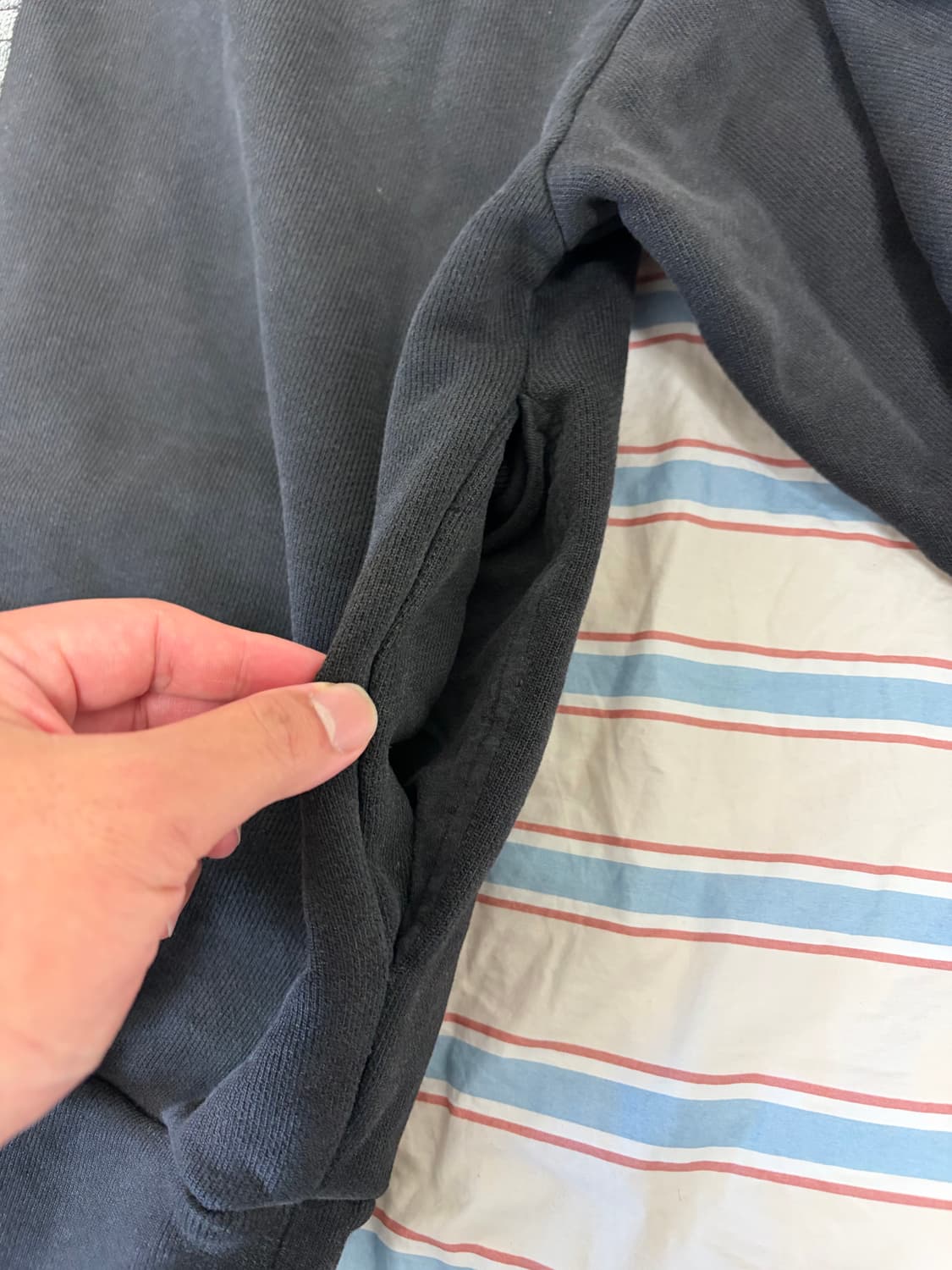 피어오브갓 8TH 프렌치 테리 8 백로고 후드 블랙 상품이미지8