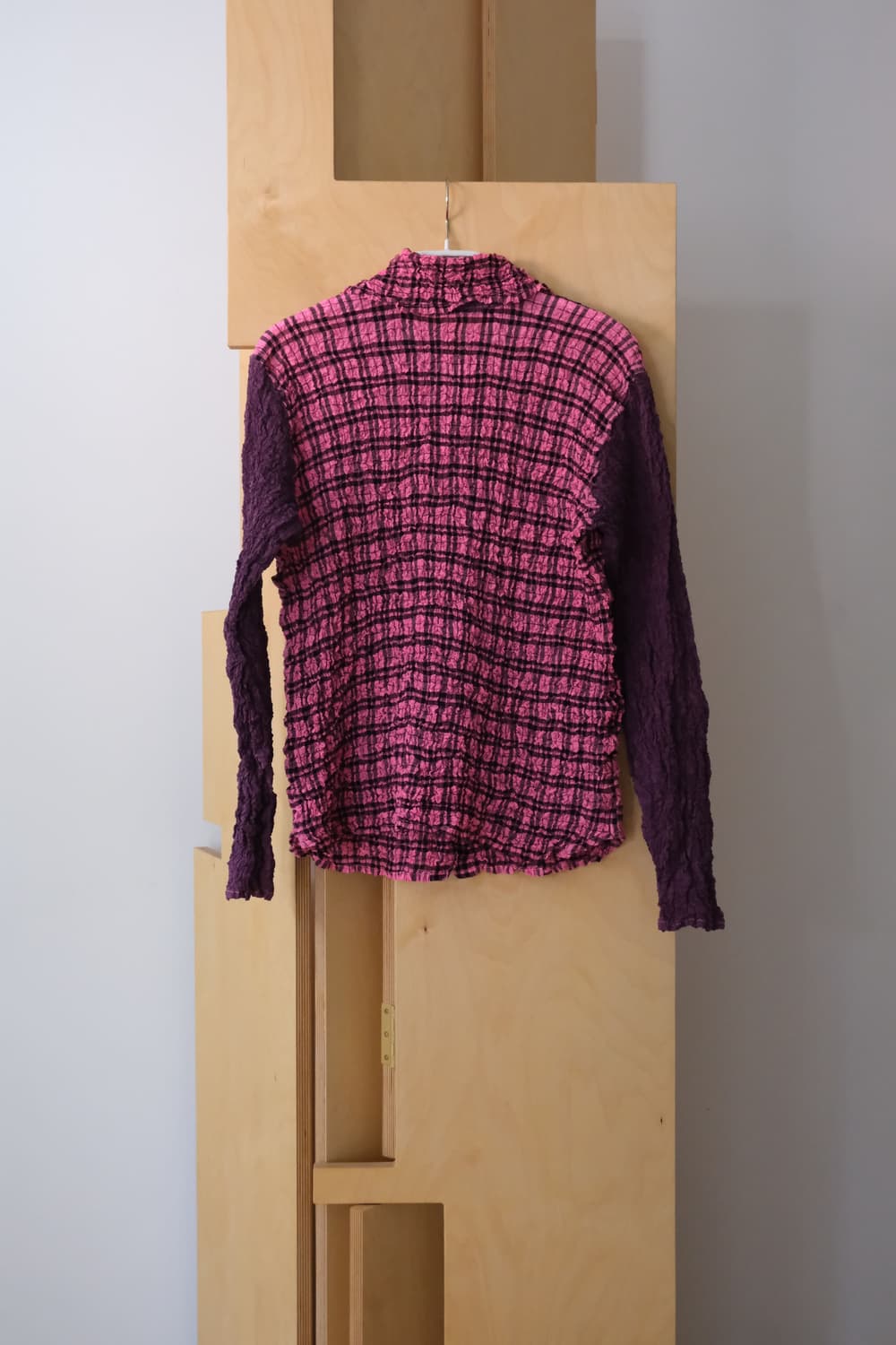 me ISSEY MIYAKE Check Pleats Top 상품이미지2