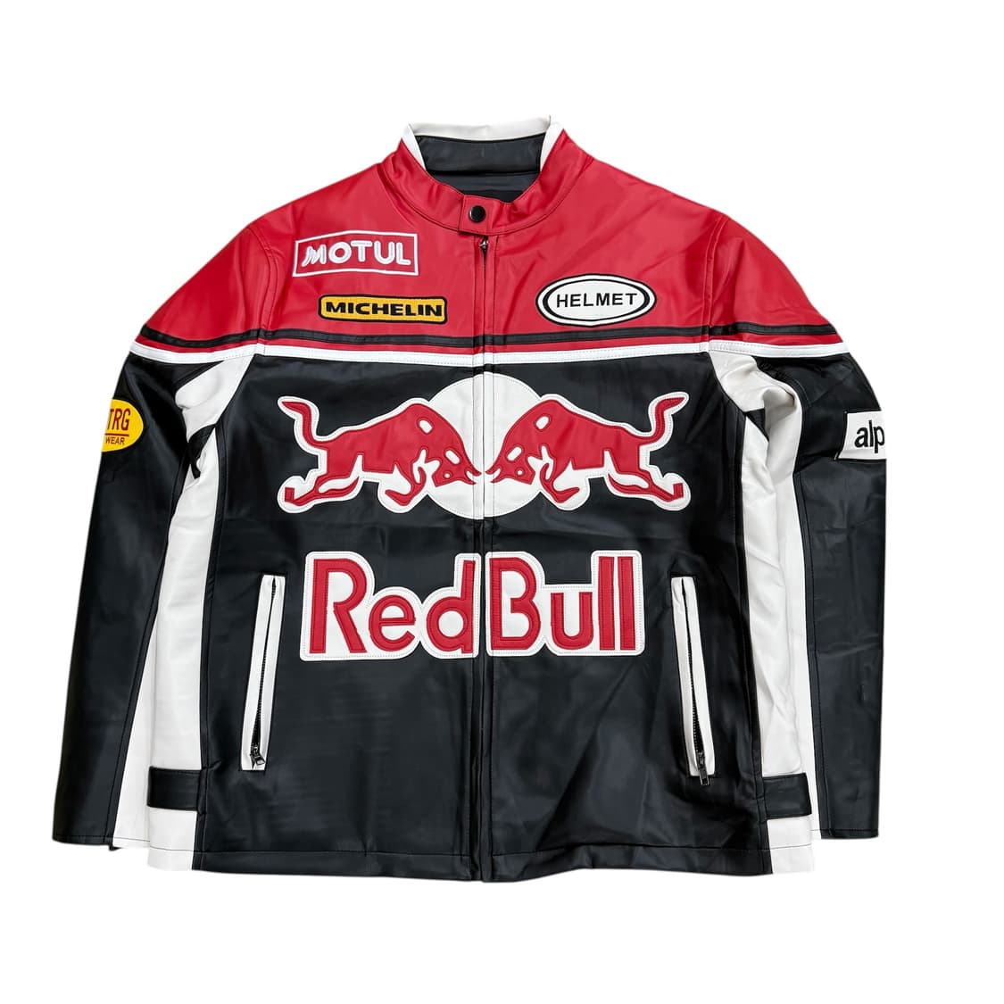 레드불 레더 레이싱자켓 상품이미지1
