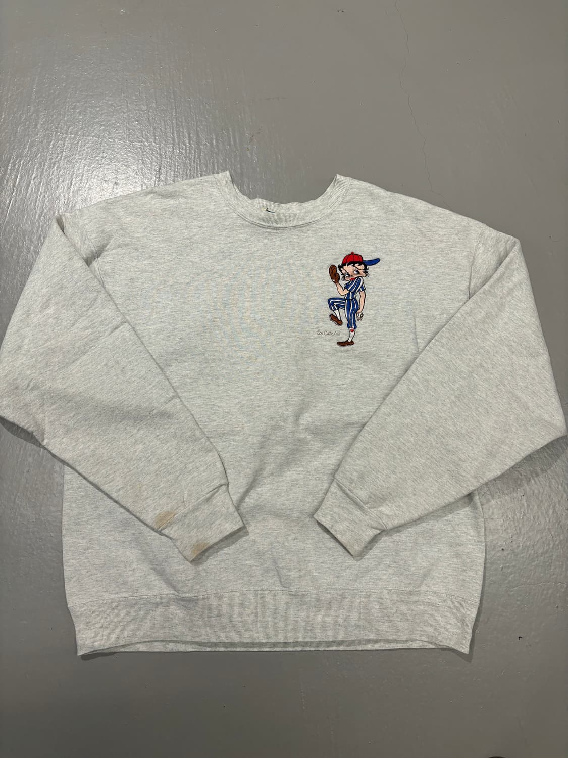 90's 베티붑 USA 맨투맨   상품이미지5