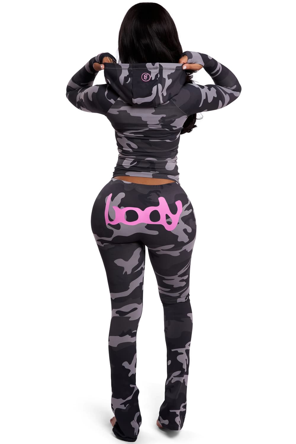 bodybyraventracy 카모 부츠컷 레깅스 상품이미지1