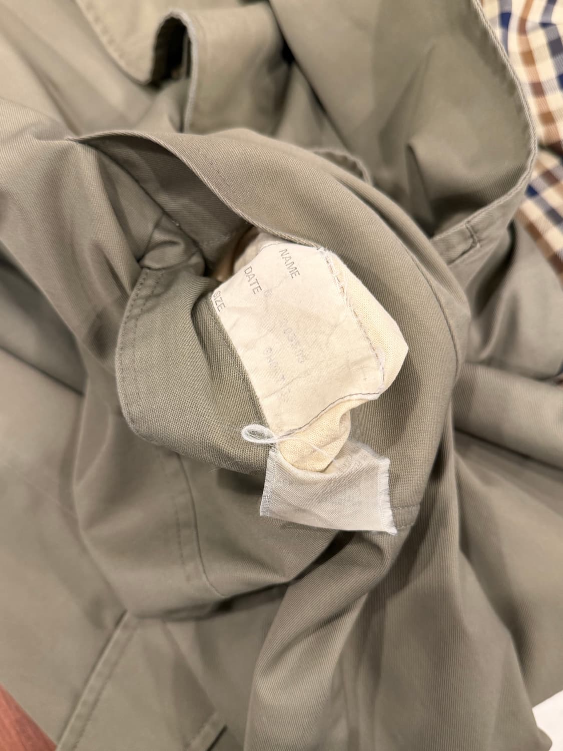 80s Aquascutum 빈티지 트렌치 맥코트 made England 상품이미지10