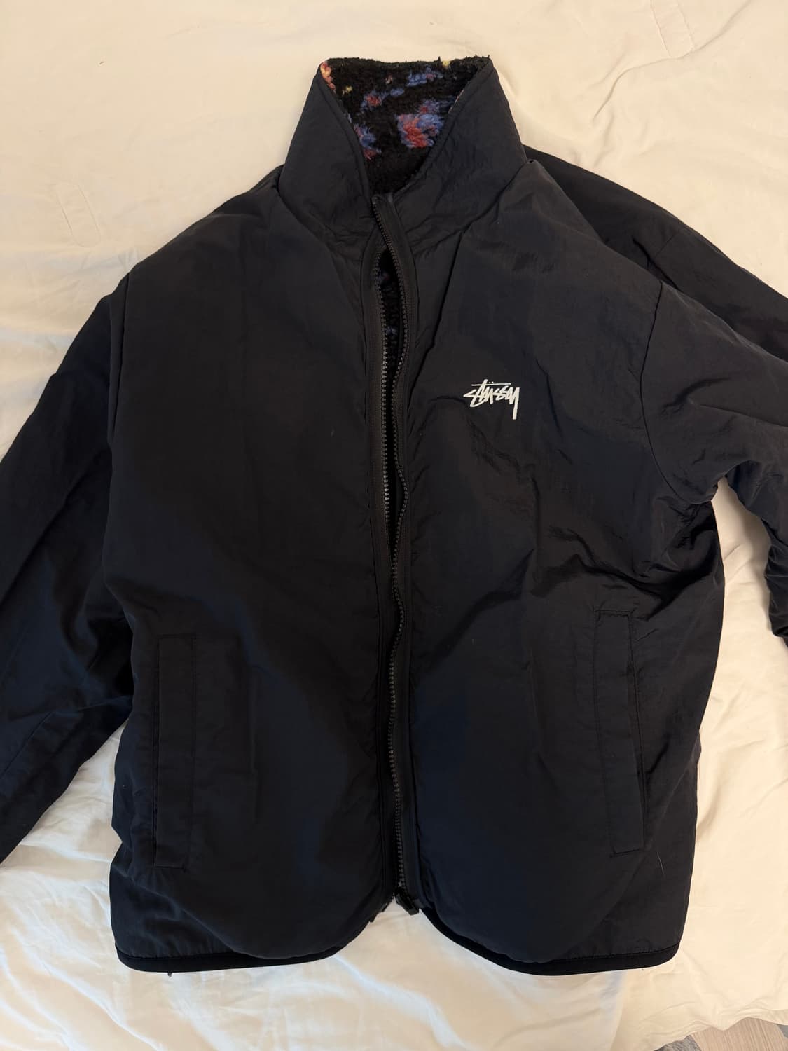 스투시 코스모스 리버시블 자켓 후리스 S 상품이미지2