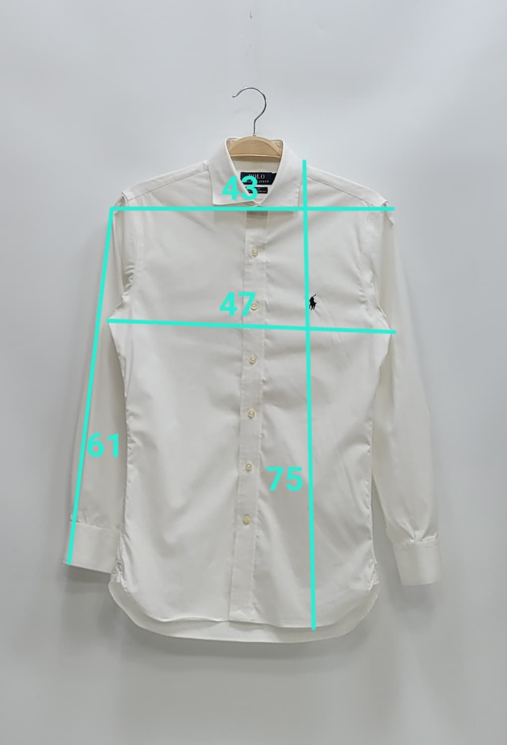 POLO 폴로 랄프로렌 드레스 화이트 셔츠 / 160-84A
 상품이미지10