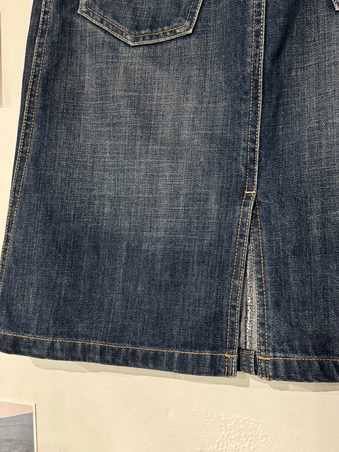 비조 데님 스커트 상품이미지7