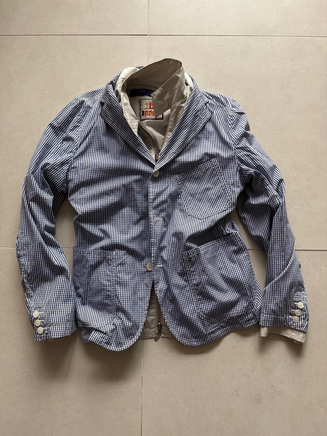 준야 와타나베 맨 꼼데가르송 바라쿠타 리버시블 해링턴 g9 자켓 상품이미지6