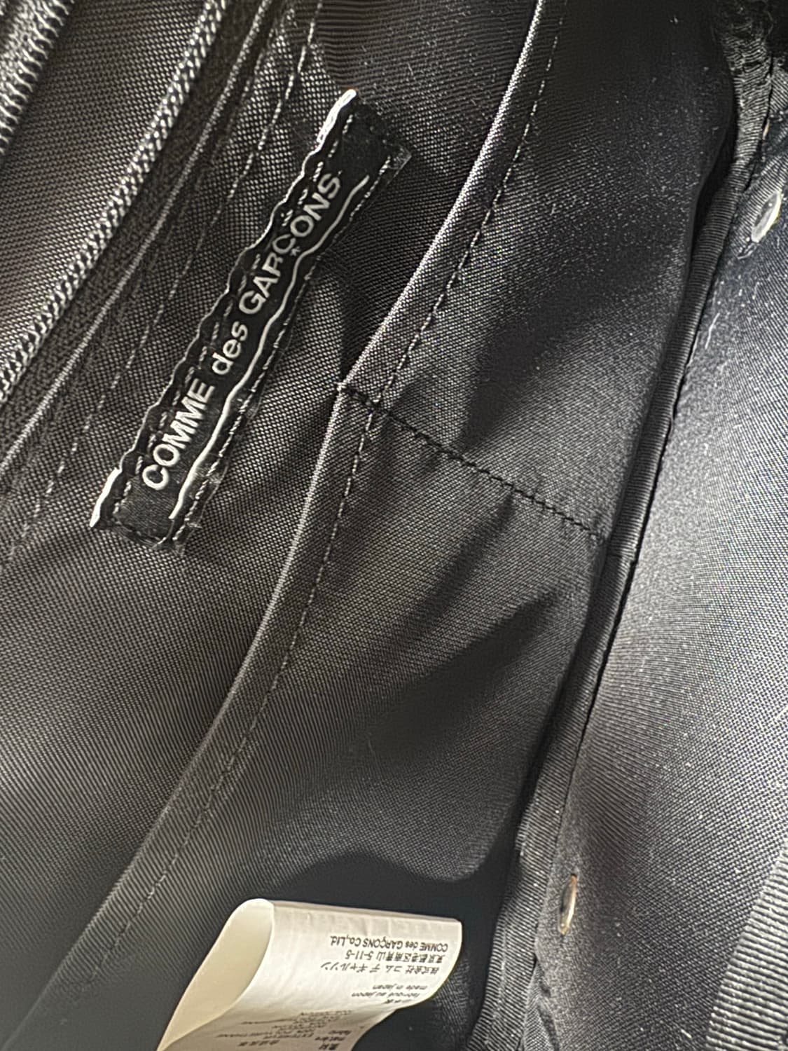 꼼데가르송 오리지널 핸들 가방 블랙 S 상품이미지8