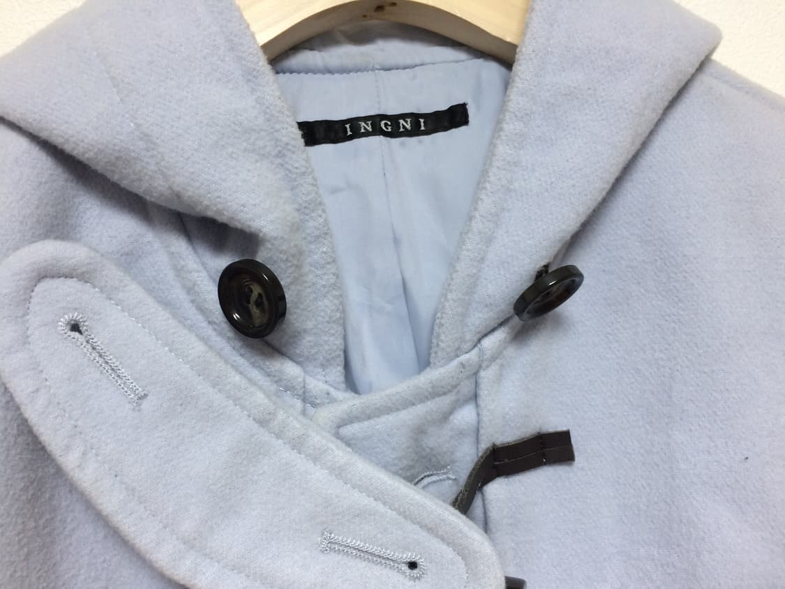 할인해요~) 잉그니 하늘색 후드 떡볶이코트 숏코트 상품이미지3