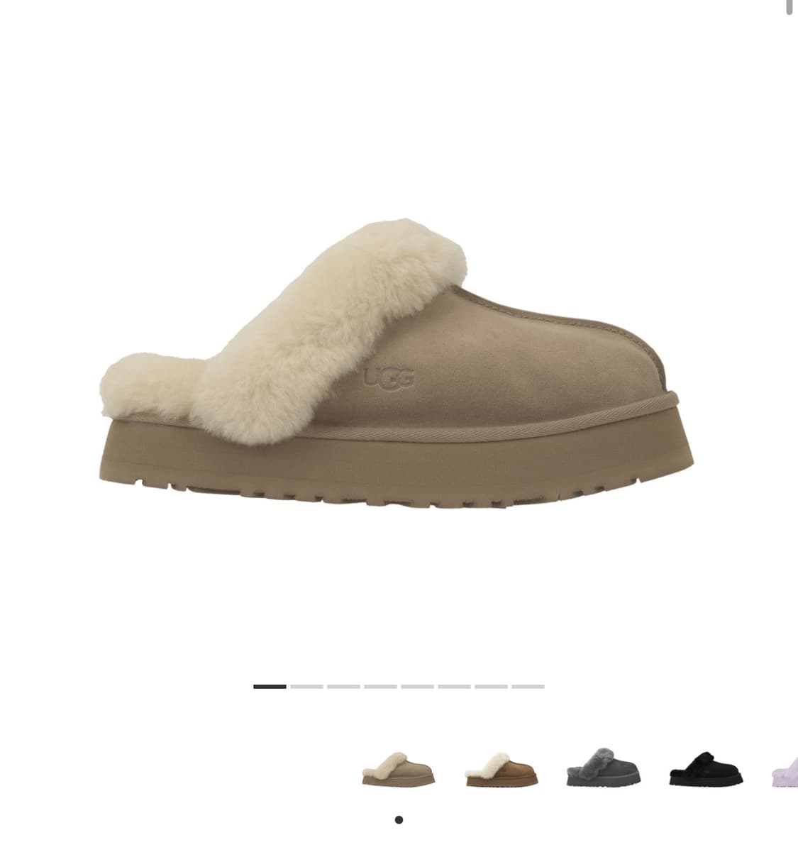 UGG 어그 디스케트 슬리퍼 샌드 240mm 상품이미지1