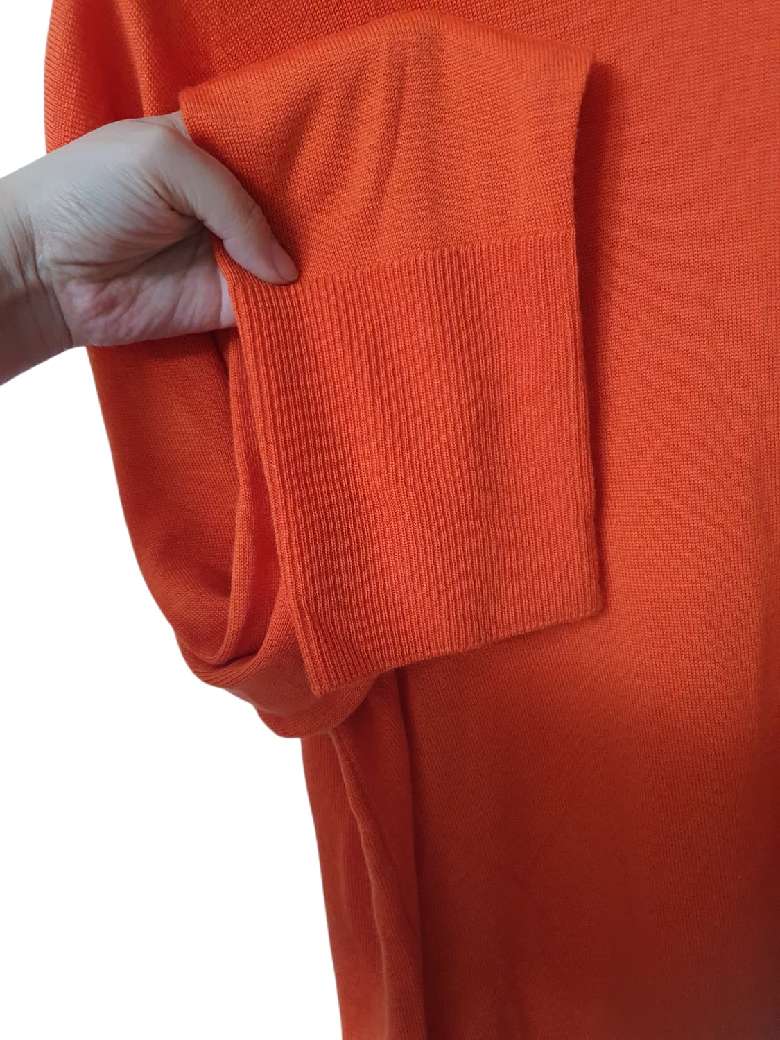 우영미 오렌지컬러 니트 상품이미지5