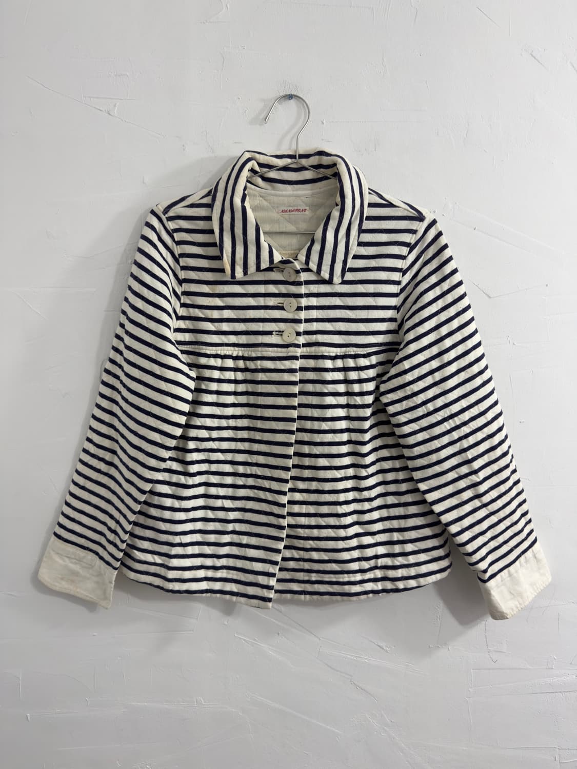 nana tone stripe button jacket 상품이미지1