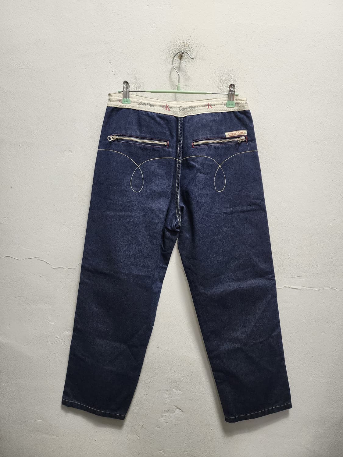 캘빈클라인 90s y2k 로프디테일 생지 데님 상품이미지1