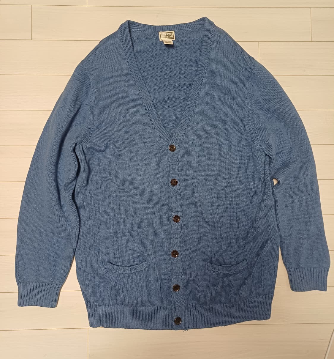 L.L.Bean 빈티지코튼가디건(XXL-TALL Japan vintage 상품이미지1