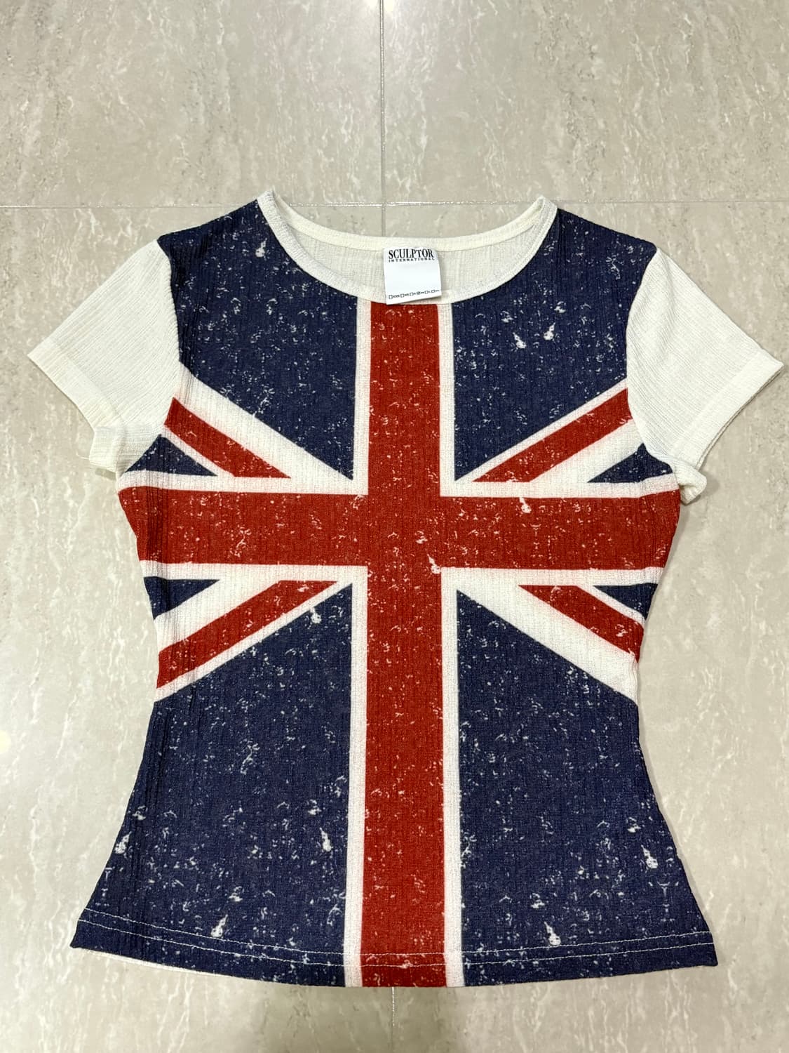 SCULPTOR 스컬프터 유니온잭 베이비 티셔츠 상품이미지1