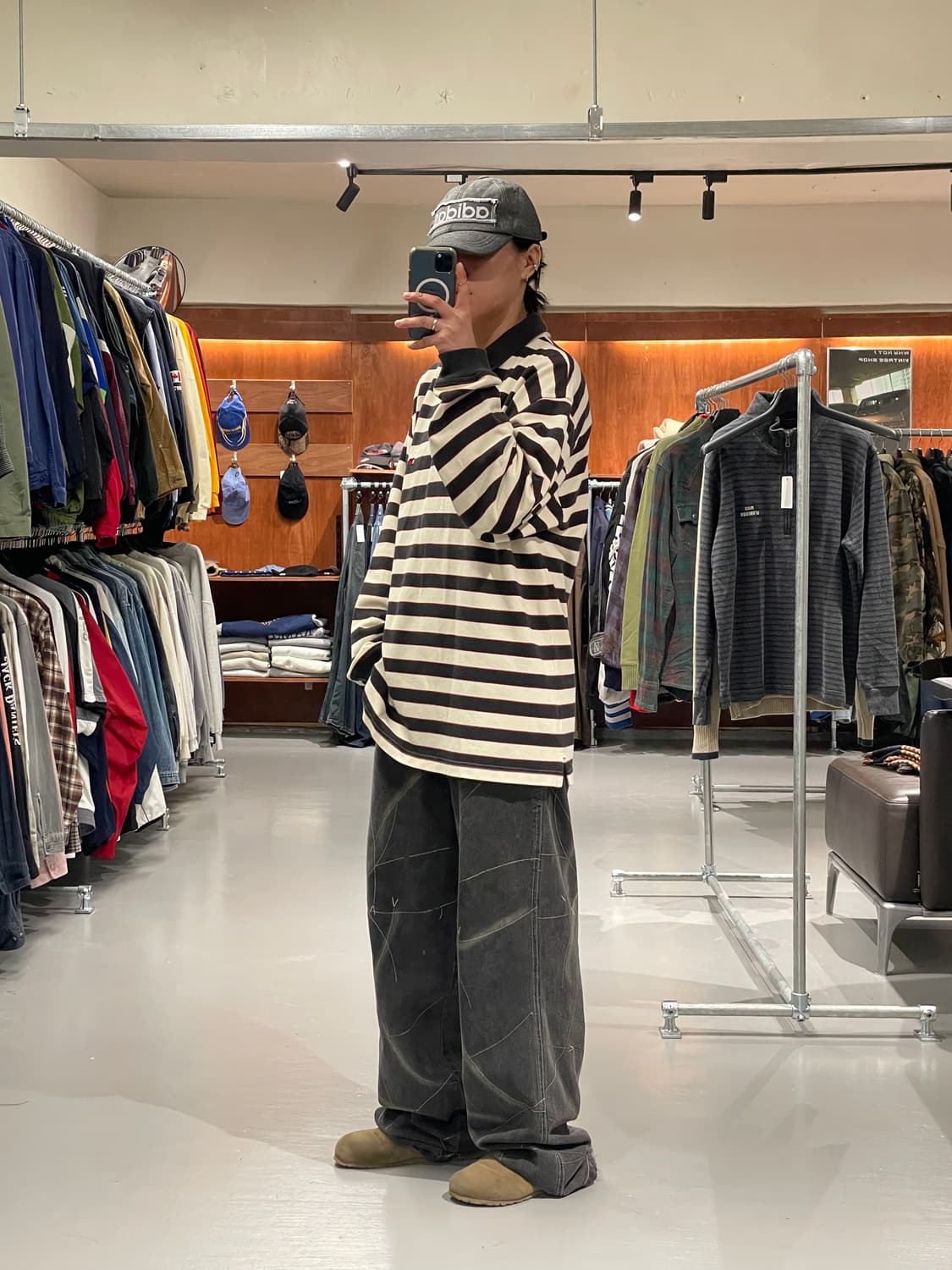 타미힐피거 스트라이프 카라 티셔츠  상품이미지4