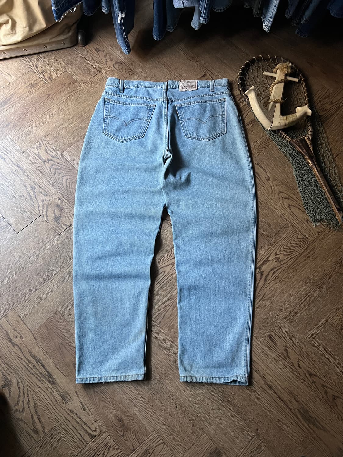 [40]90's 리바이스 USA 545 루즈 배기핏 데님 팬츠 상품이미지8