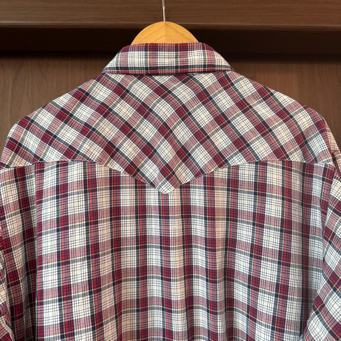 90s 랭글러 체크 웨스턴셔츠 상품이미지8