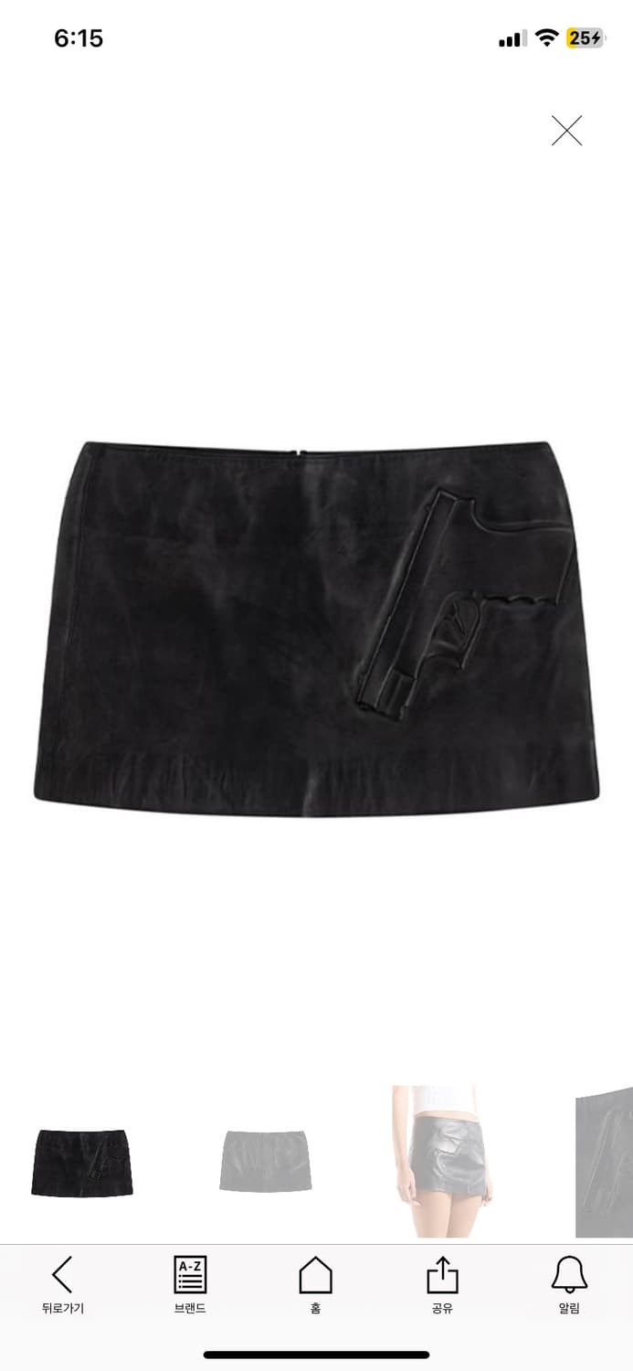 Ashley williams gun leather skirt 상품이미지2