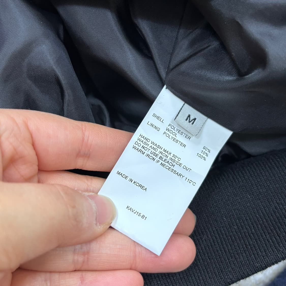 M 비바스튜디오 펠트 울 스타디움 자켓 0324E 상품이미지4