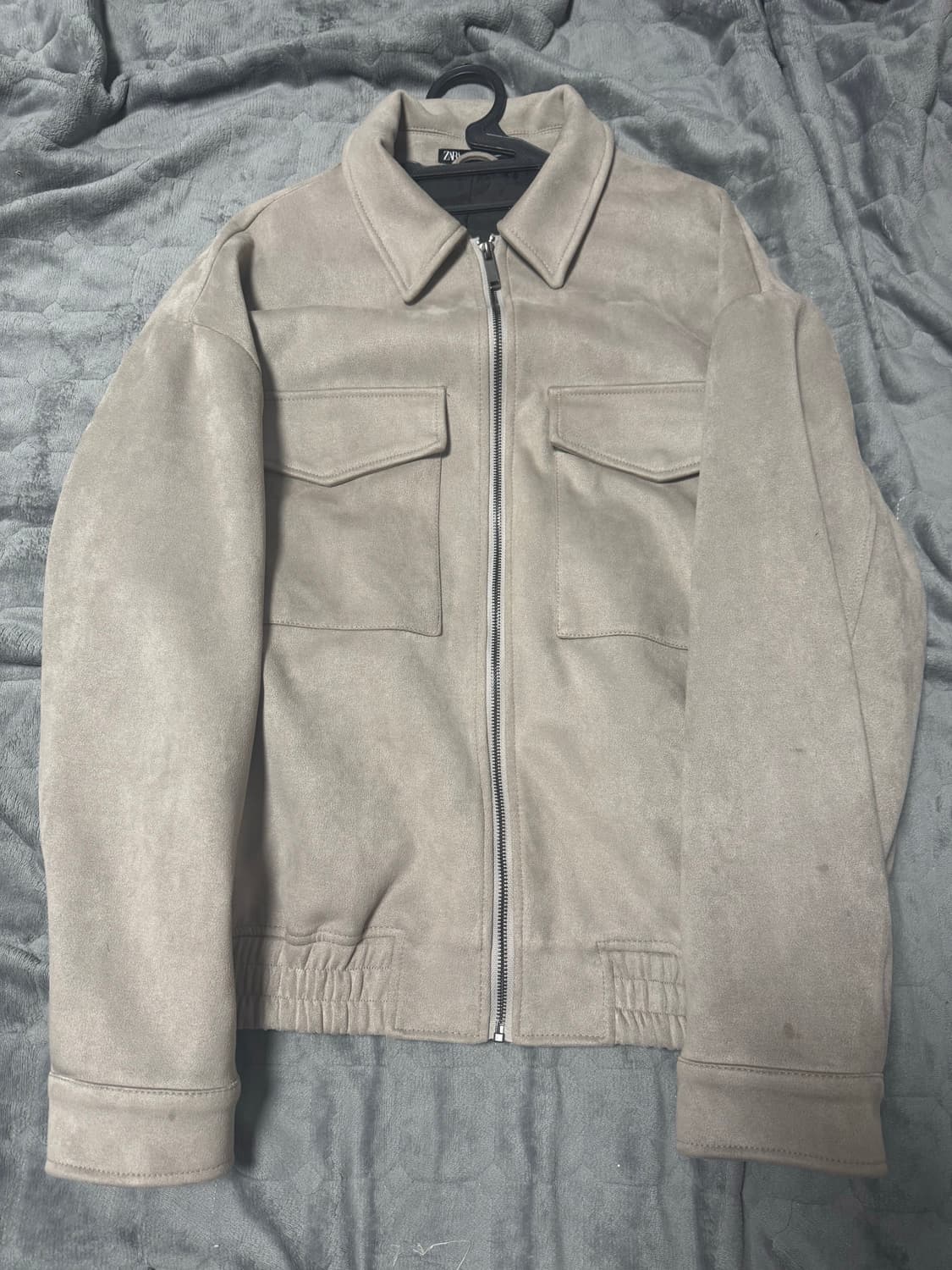 자라 스웨이드 자켓 L사이즈 상품이미지1