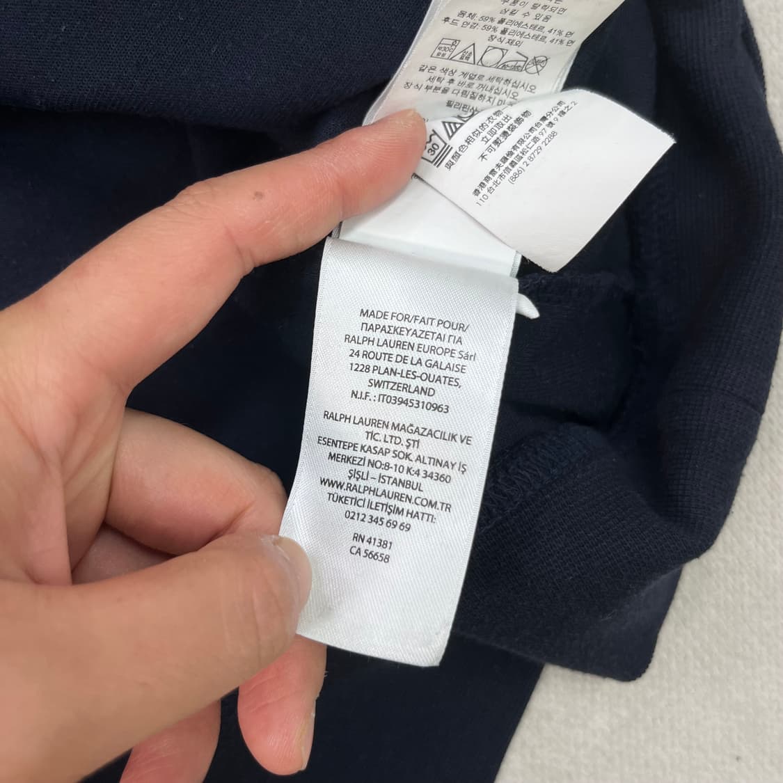 105 폴로 랄프로렌 멀티 컬러 패치 후드티 상품이미지9