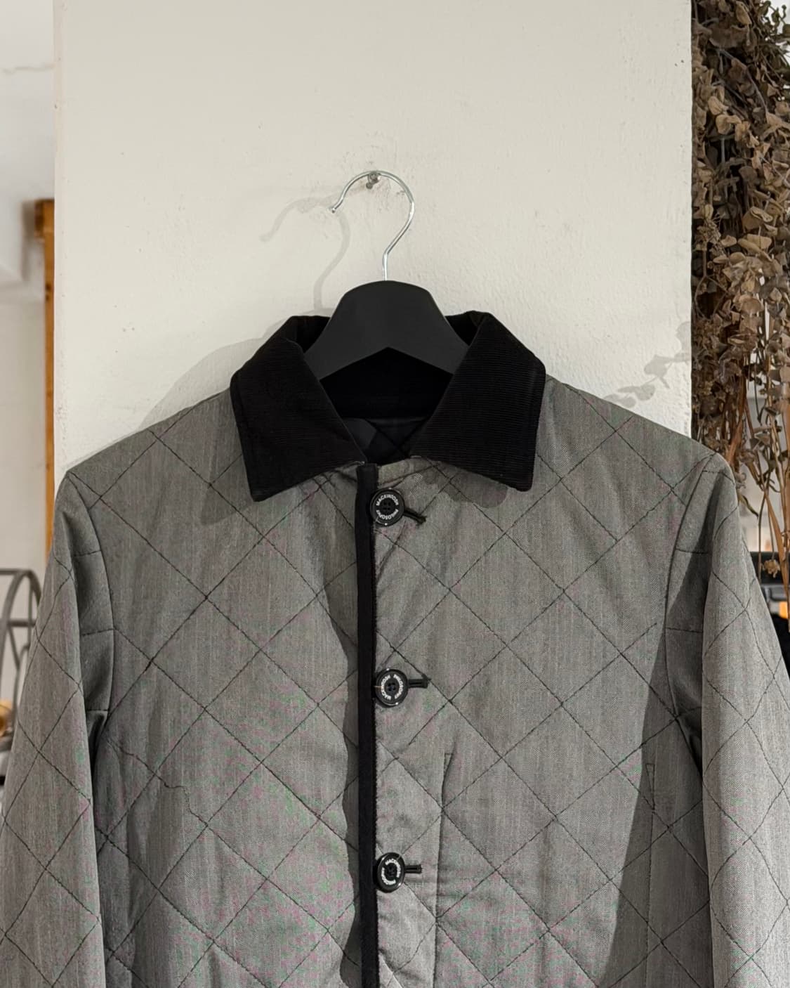 맥킨토시 필로소피 그레이 울 퀼팅 자켓 상품이미지4