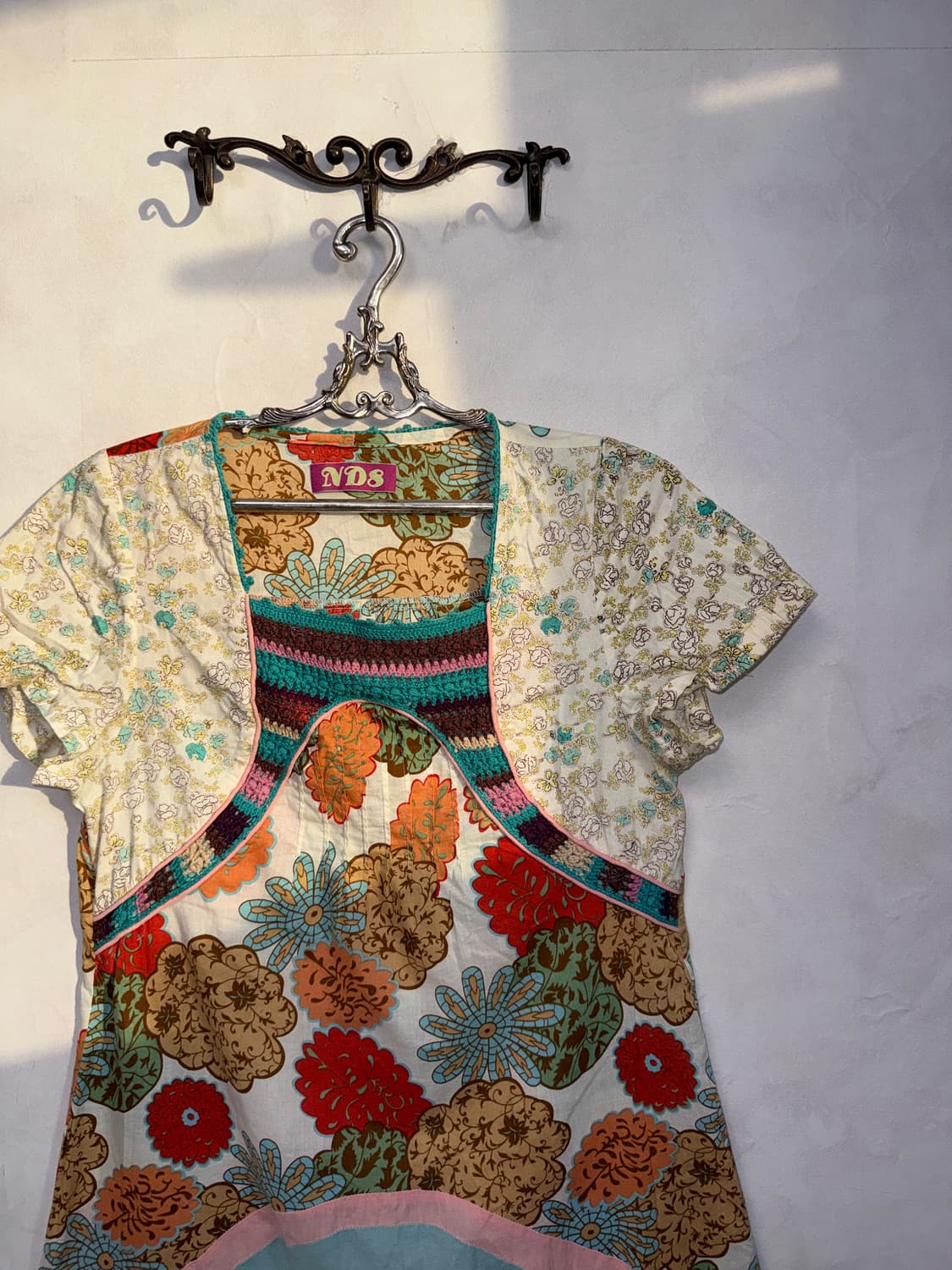 Bohemian colormix flower embroidered ops 상품이미지4