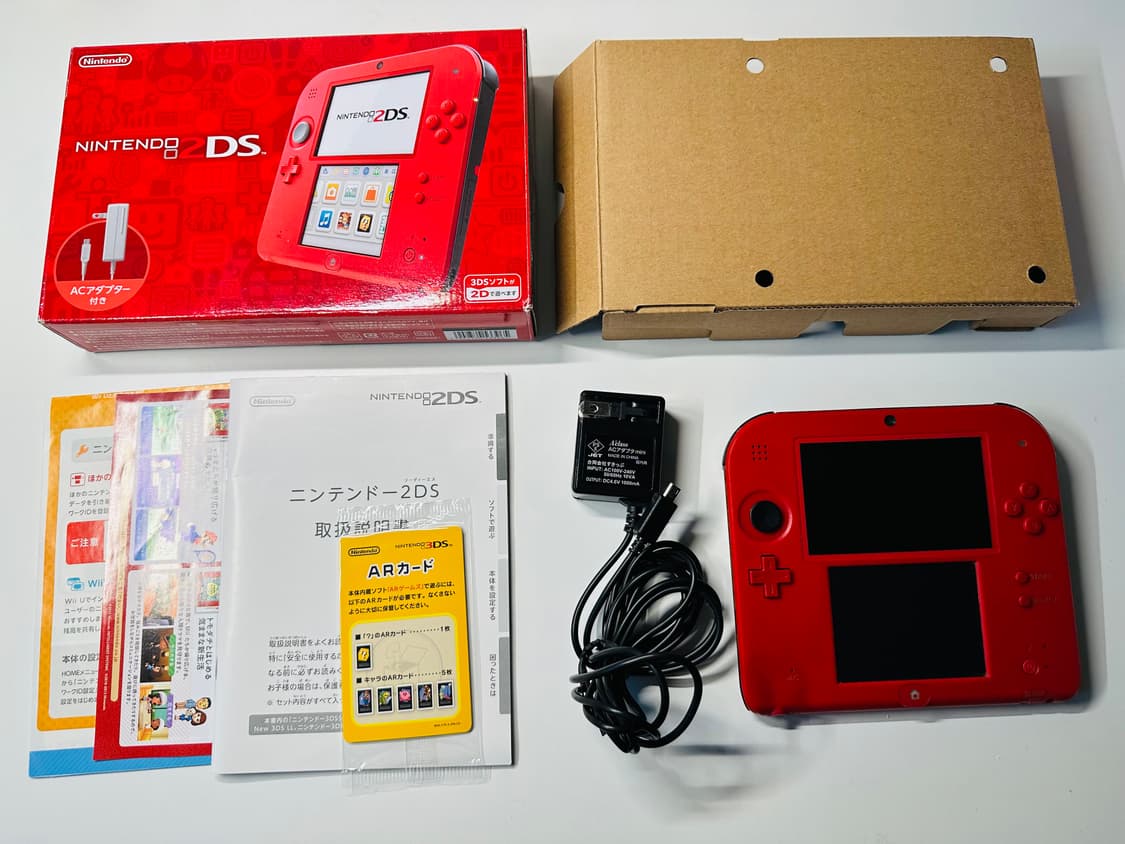 닌텐도 2DS 식빵 레드 일판 박스셋 판매 (3DS) 상품이미지4