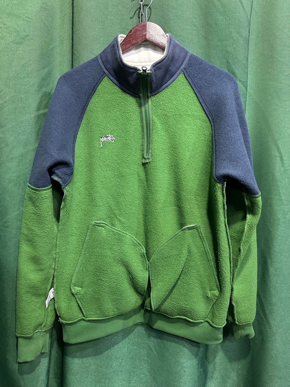 스투시 기모 반집업 M 상품이미지5