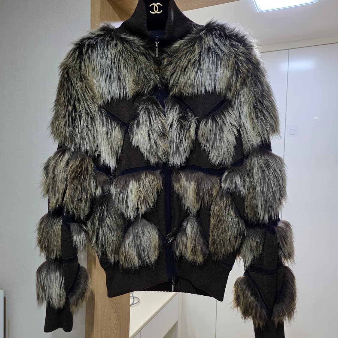 샤넬 캐시미어 faux퍼 자켓 상품이미지1