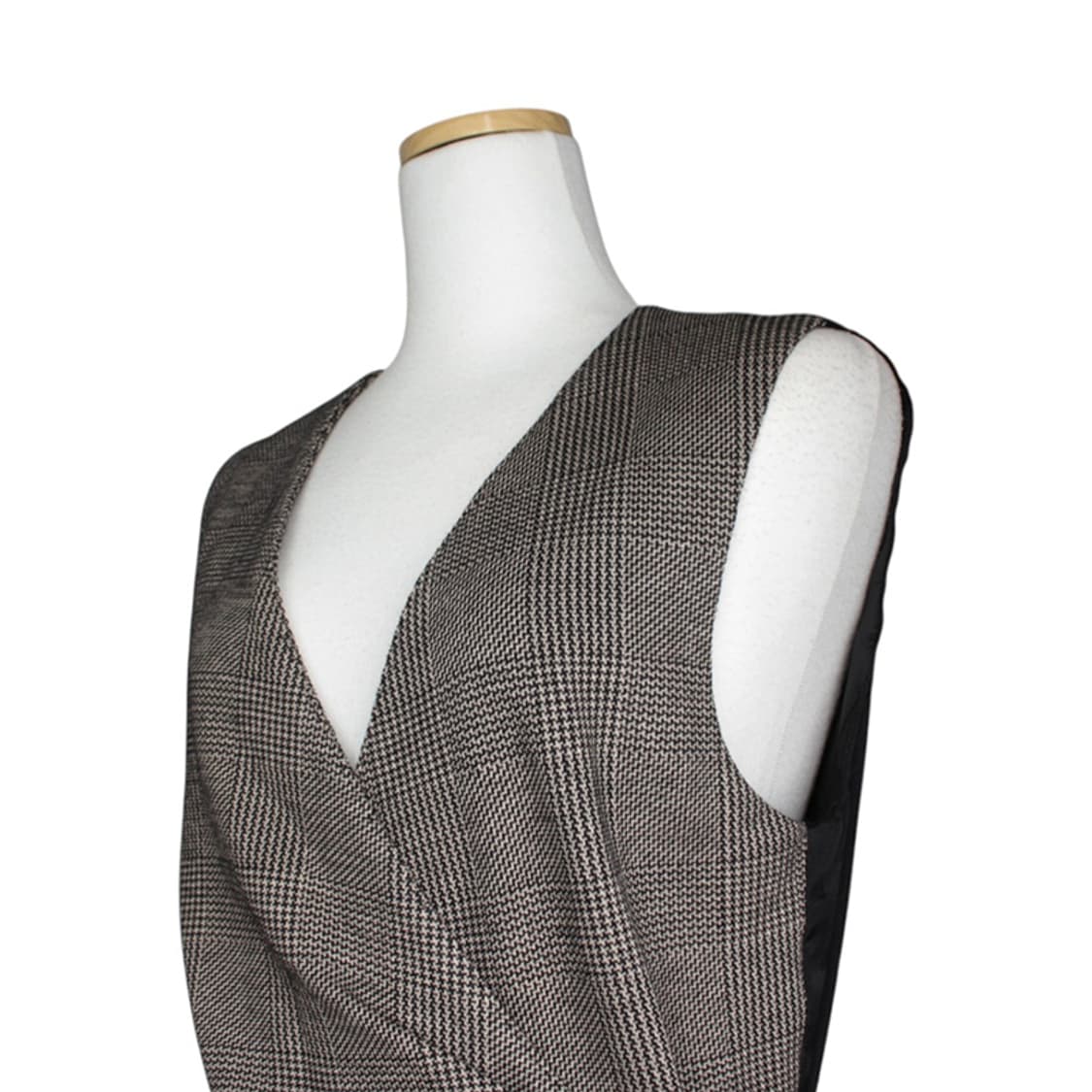 막스마라 하운드투스 체크 벨티드 베스트 66 상품이미지5