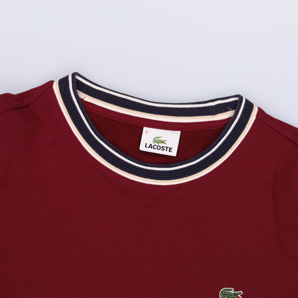 3 라코스테 배색 맨투맨 0310H1 상품이미지3