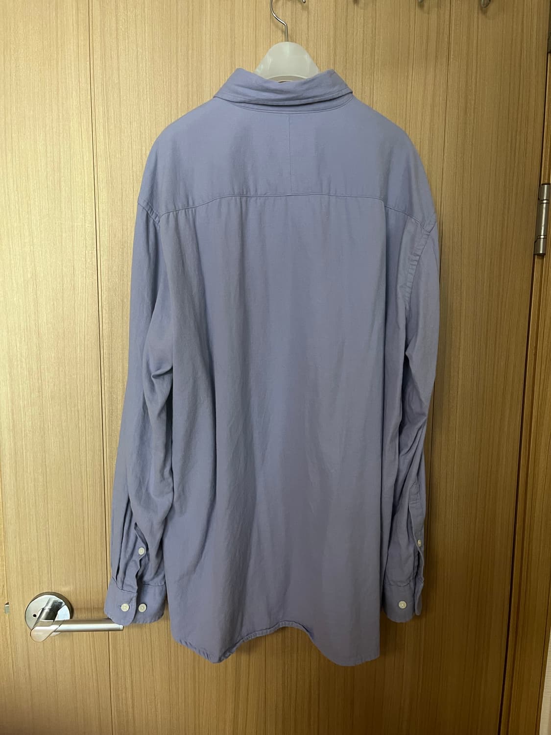 [1,s] 이얼즈어고 코튼 드릴 포이카 셔츠 V3 라벤더 상품이미지3