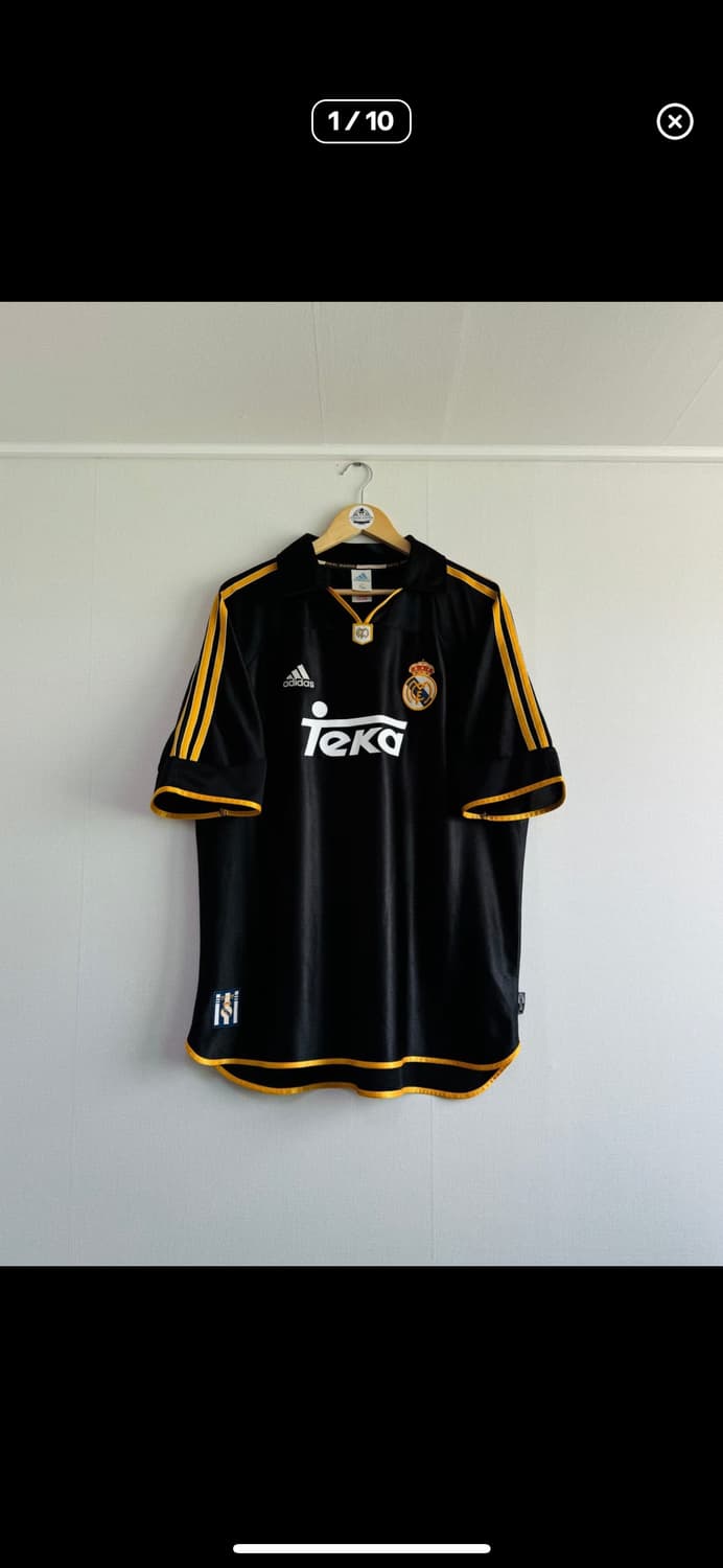 Adidas Real Madrid 99/00 Away Jersey Bla 상품이미지1