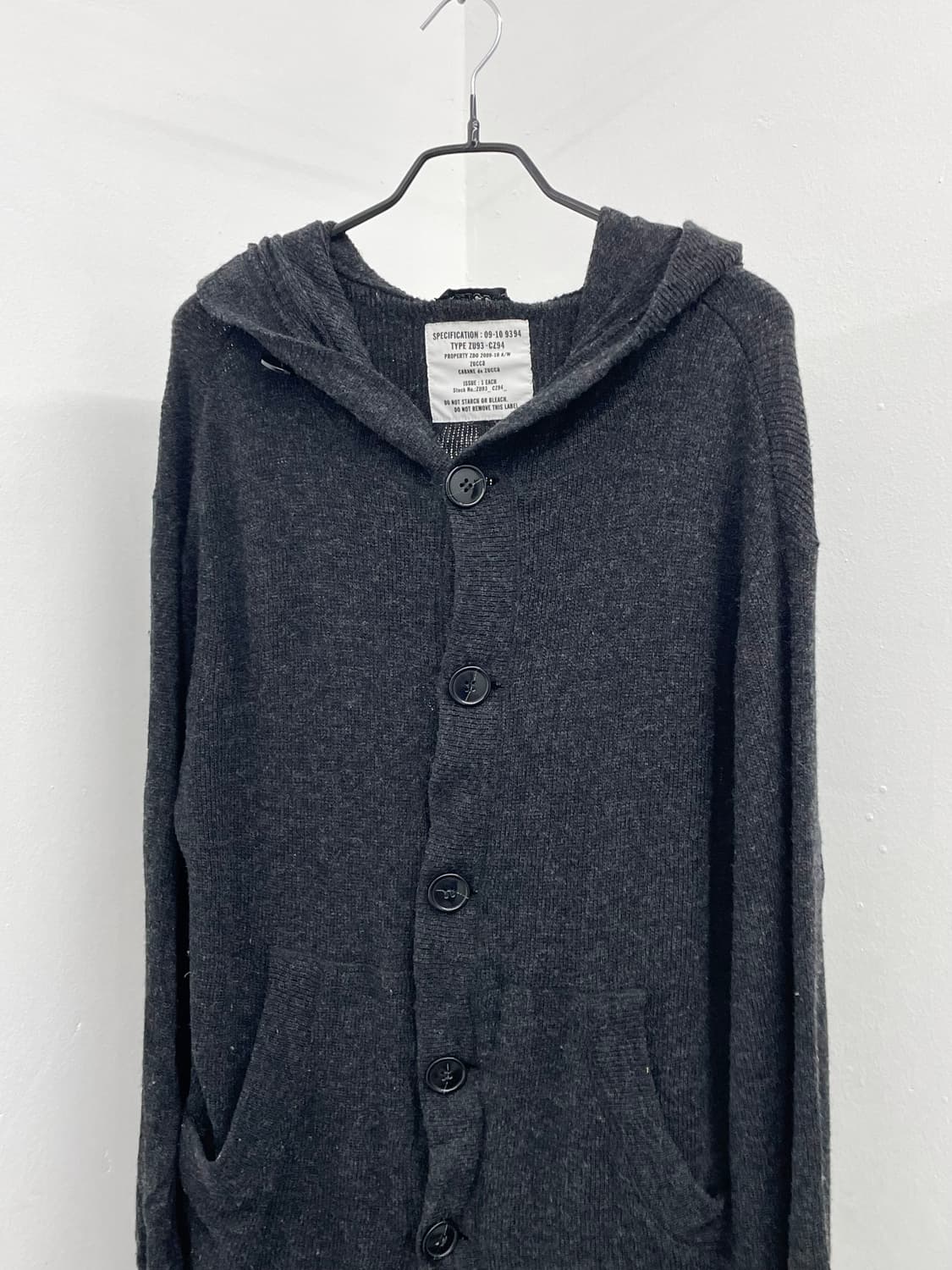 주카 울 버튼 디테일 가디건 상품이미지6