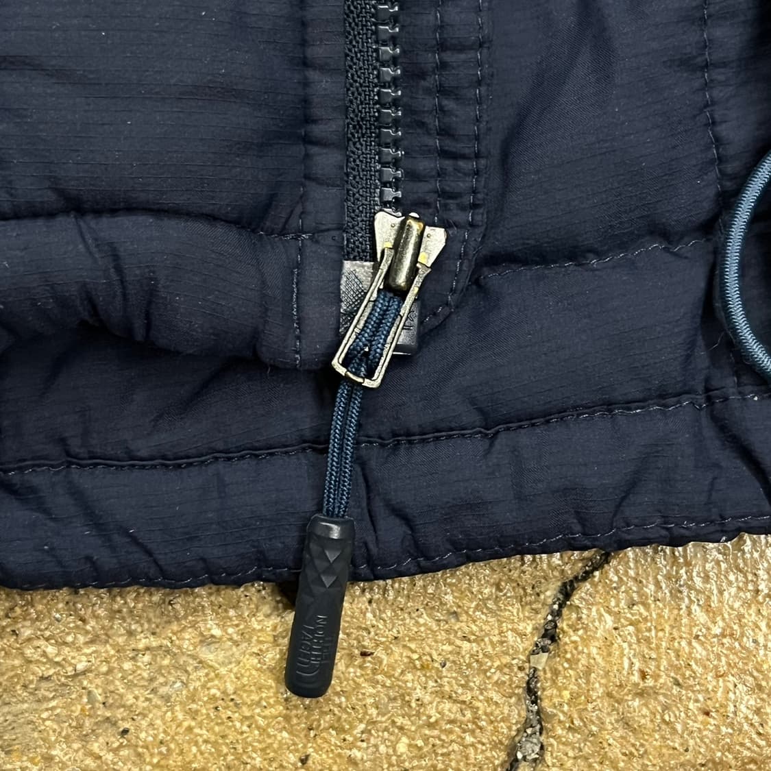 [정품/XXL] 노스페이스 후드 퀼팅 패딩 네이비 b16 상품이미지8