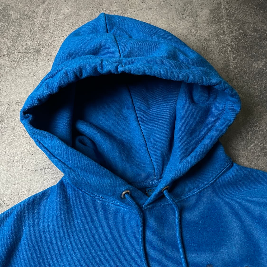 CHAMPION 챔피온 리버스위브 빈티지 블루 코튼 후드티 A00526 상품이미지3