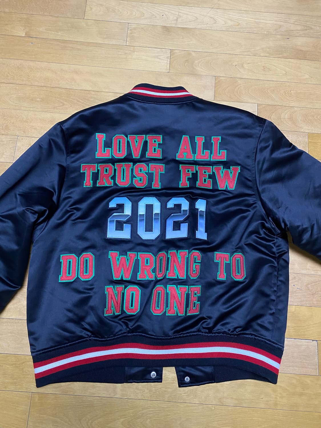 Supreme 21SS Mitchell&Ness Satin Varsity 상품이미지5