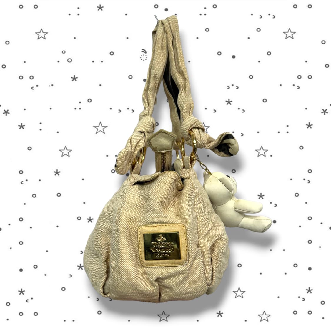 Vivienne Westwood 비비안웨스트우드 린넨 백 상품이미지4