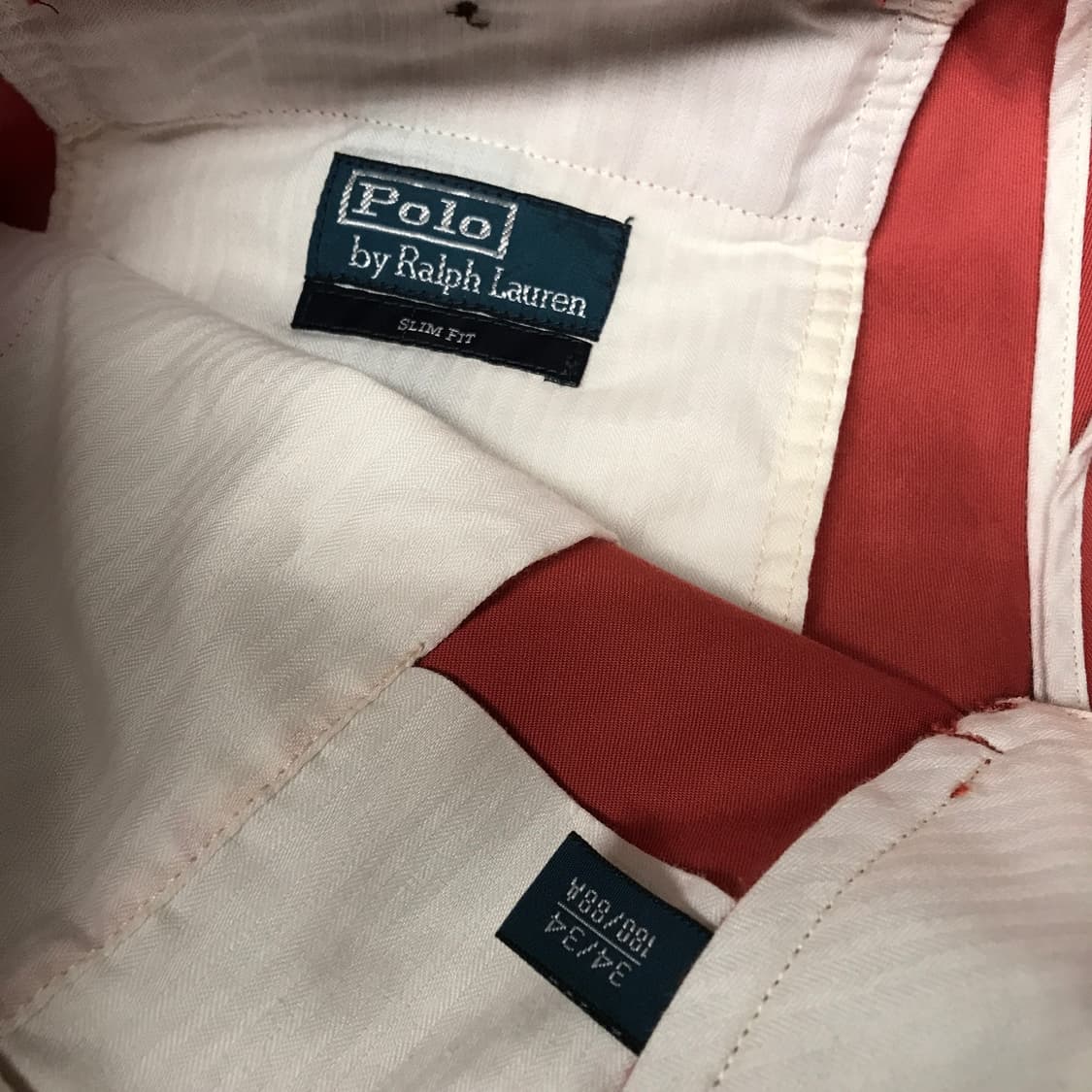 폴로 랄프로렌 치노 팬츠 핑크 새상품 34/34 상품이미지7