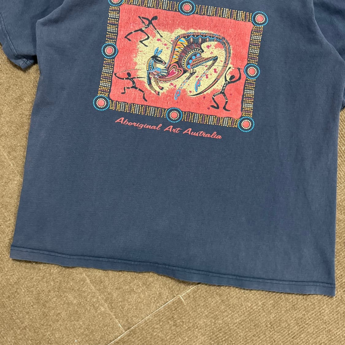 (100) Vintage Indian Print T-Shirt  상품이미지5