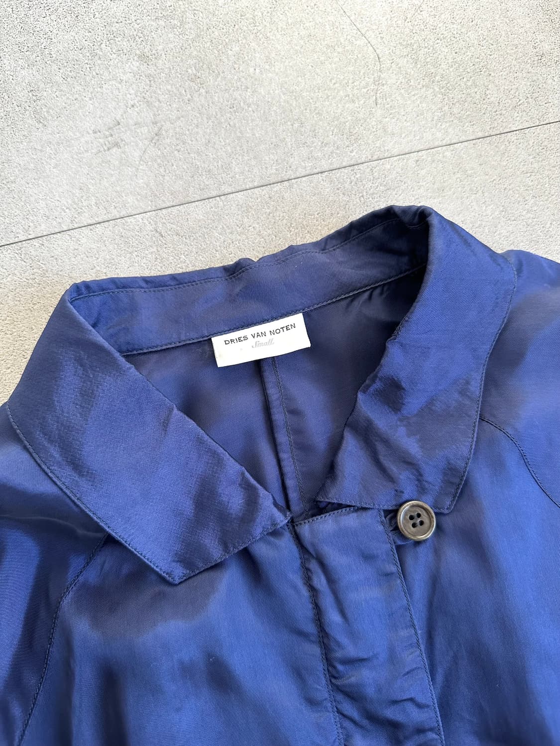 드리스 반 노튼 레이온 블루종 자켓 상품이미지3