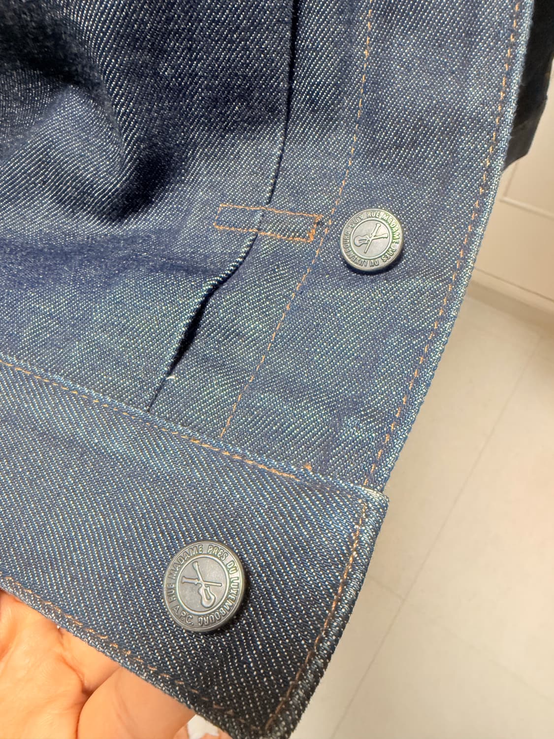 아페쎄 데님 자켓  상품이미지4