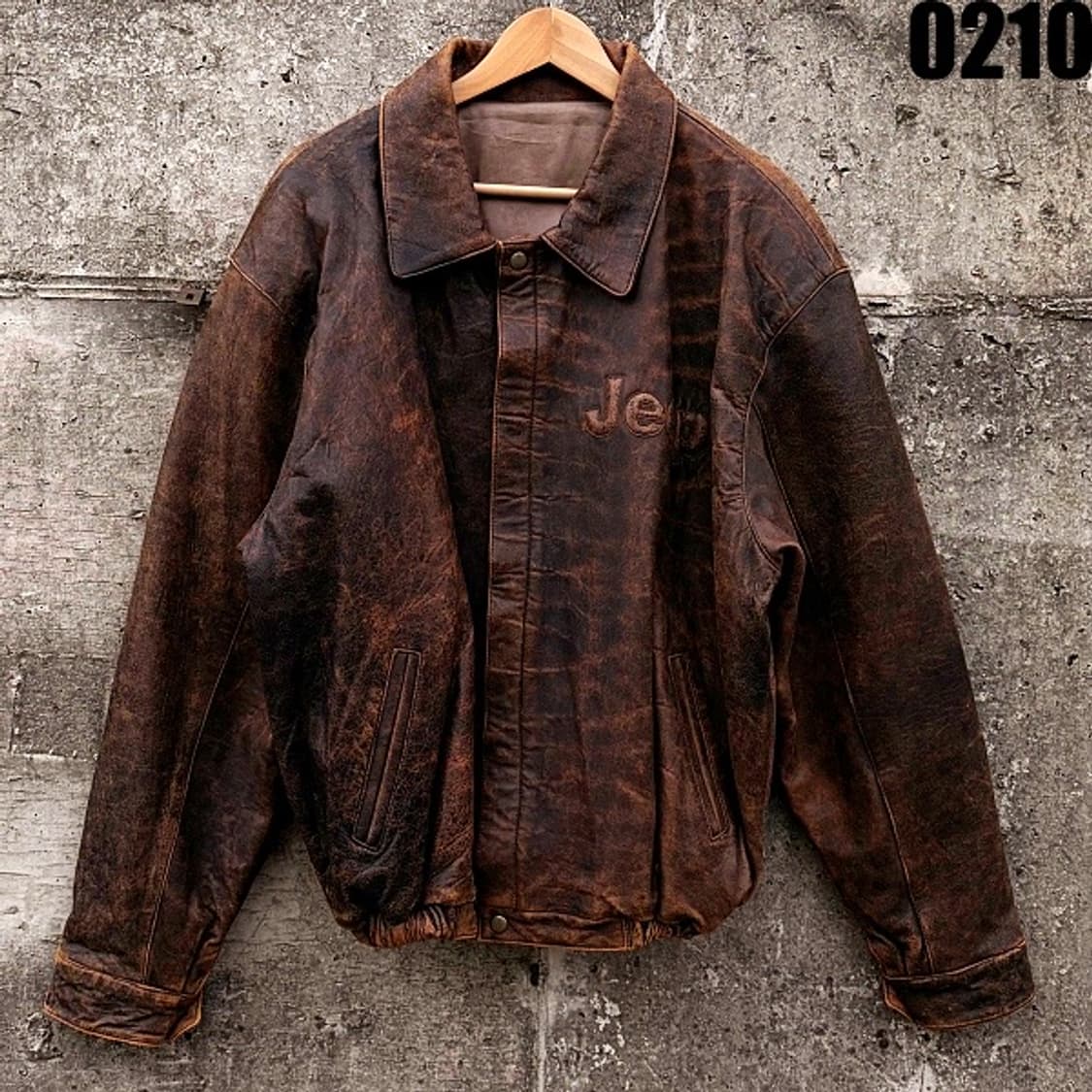 JEEP 레더자켓 가죽자켓 XL 0210 상품이미지3