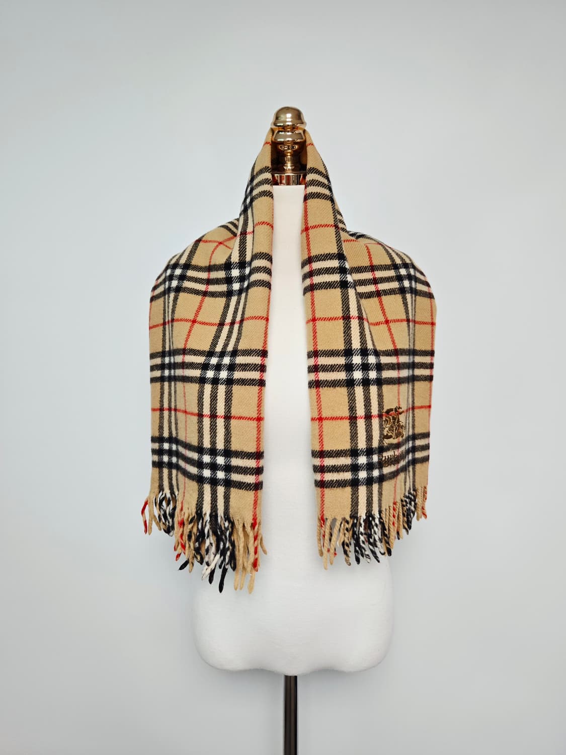 버버리 베이지 노바 체크 머플러 숄 블랭킷  상품이미지2