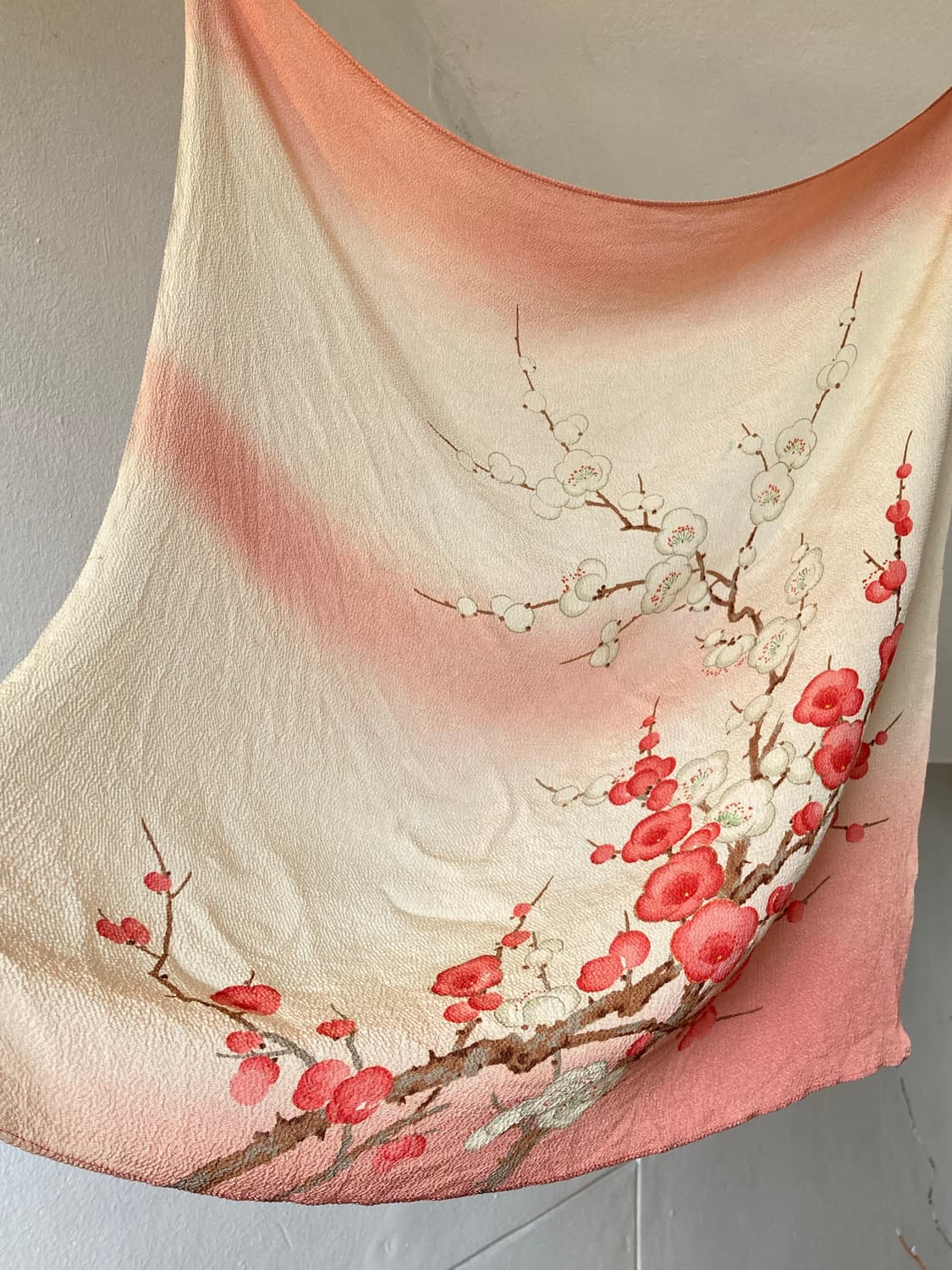 빈티지 플라워 핑크 스카프 상품이미지4