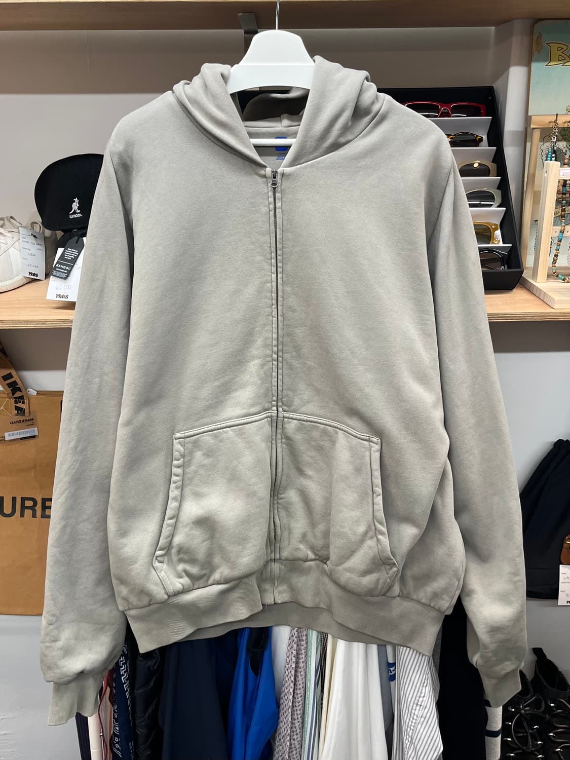 [105] YZY 이지갭 후드집업 그레이  상품이미지1